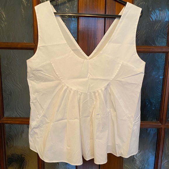 COS white sleeveless blouse - Picture 3 of 4